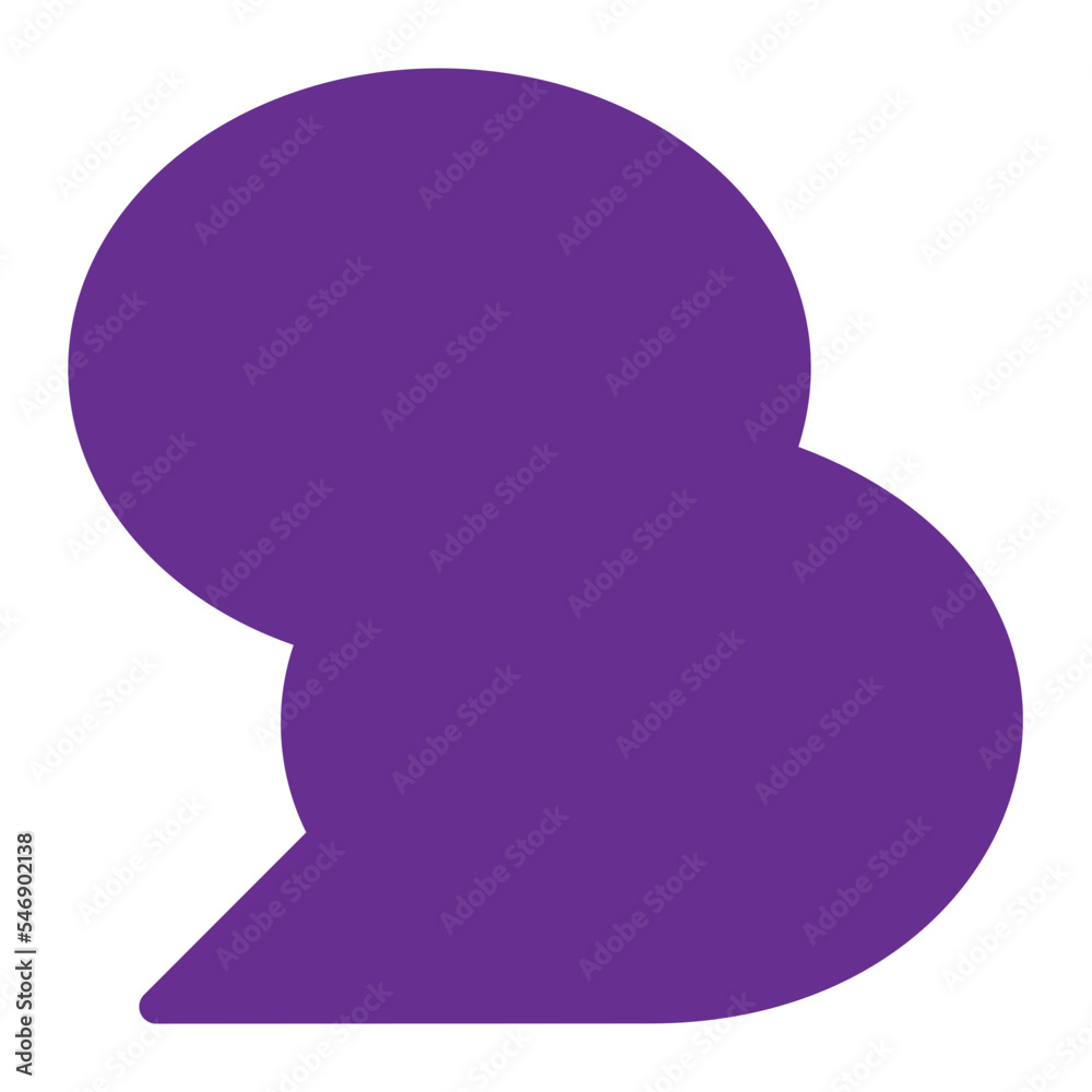 illustration of a speech bubble illustration of a speech bubble