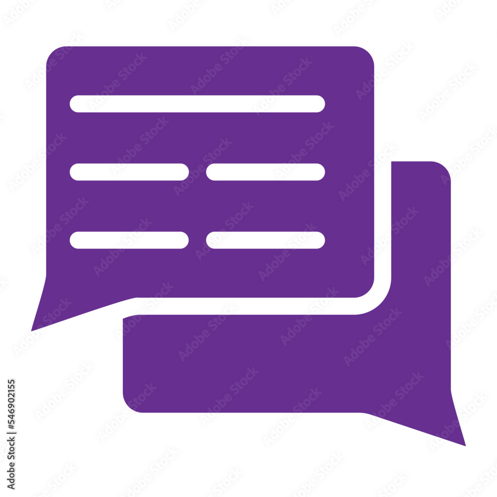 illustration of a speech bubble illustration of a speech bubble
