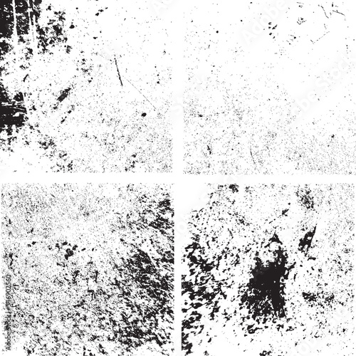 Wallpaper Mural Splatter Paint Texture . Distress Grunge background . Scratch, Grain, Noise rectangle stamp . Black Spray Blot of Ink.Place illustration Over any Object to Create Grungy Effect .abstract vector Torontodigital.ca