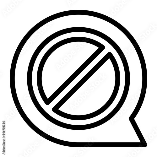 no talking