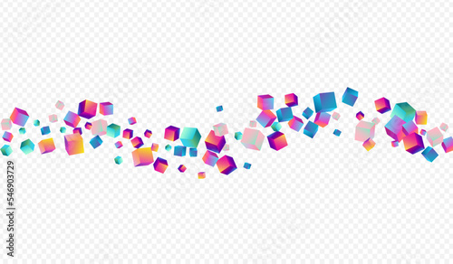 Holographic Polygon Vector Transparent