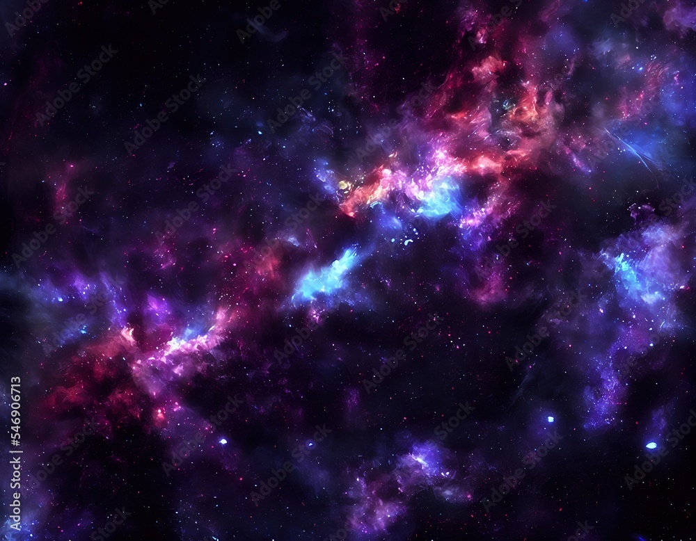 Image of the universe in space