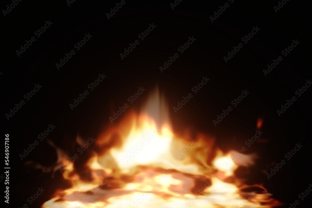 Burning fire flame isolated on black background. Burning fire flame isolated on black background.