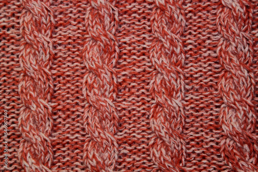 White and pink knitting texture background. Selective focus, abstract White and pink knitting texture background. Selective focus, abstract