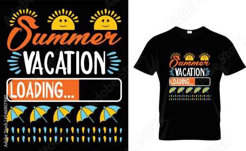 Summer vacation T Shirt Designs