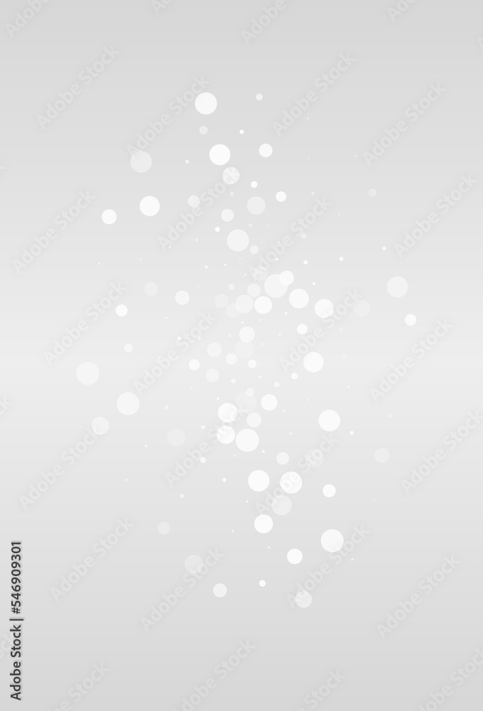 Silver Snow Vector Grey Background. Fantasy Silver Snow Vector Grey Background. Fantasy
