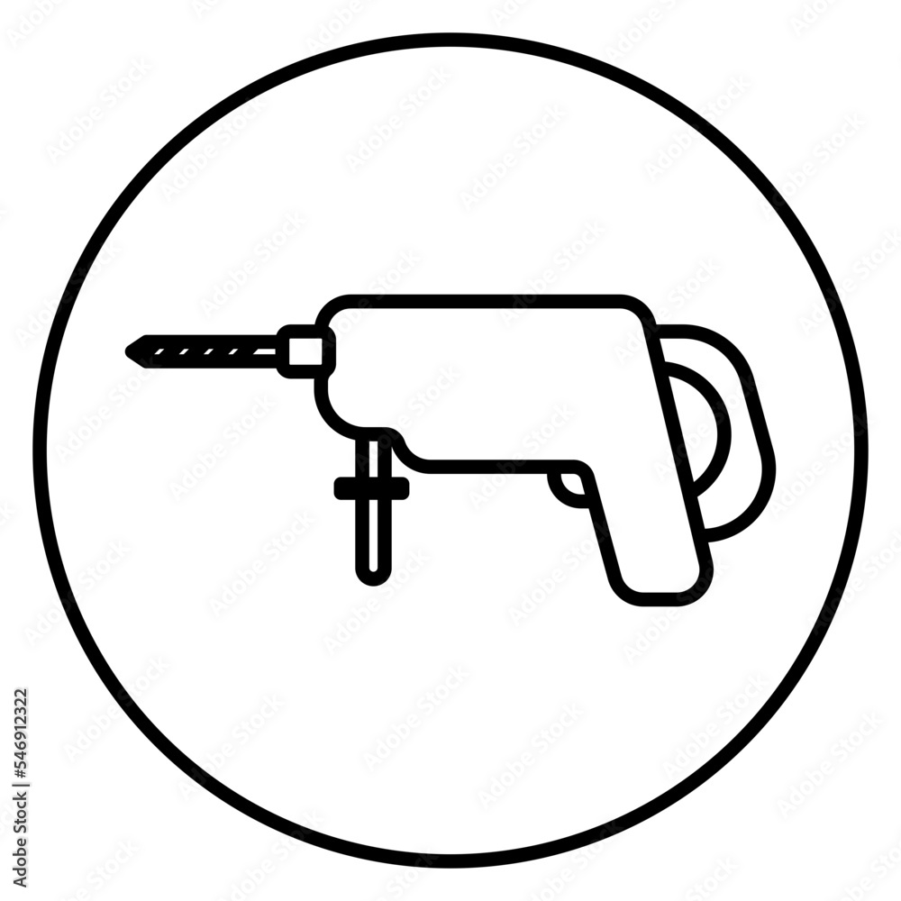 electric drill icon electric drill icon