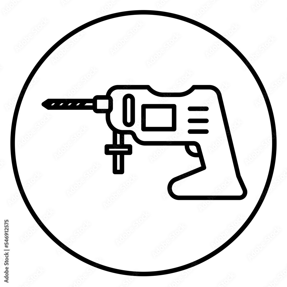 electric drill icon electric drill icon