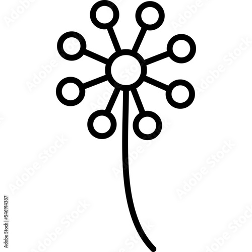 Dandelion Flower Icon