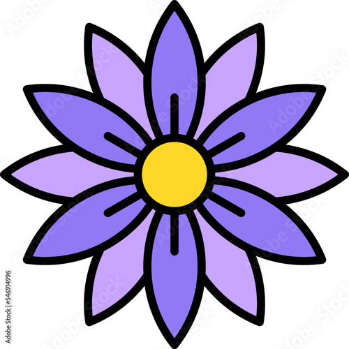 Aster Flower Icon