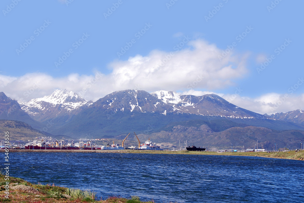Ushuaia harbor. It is commonly regarded as the southernmost city in the world in Ushuaia Tierra del Fuego Argentina Argentina Ushuaia harbor. It is commonly regarded as the southernmost city in the world in Ushuaia Tierra del Fuego Argentina Argentina
