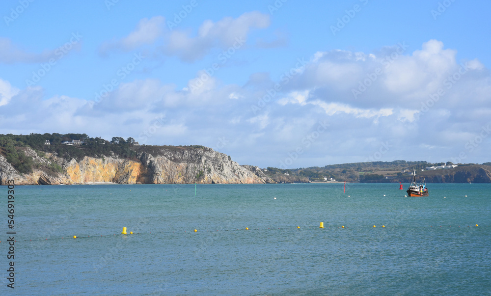 Falaises de Morgat, Presqu'île de Crozon, Finistère, Bretagne, France