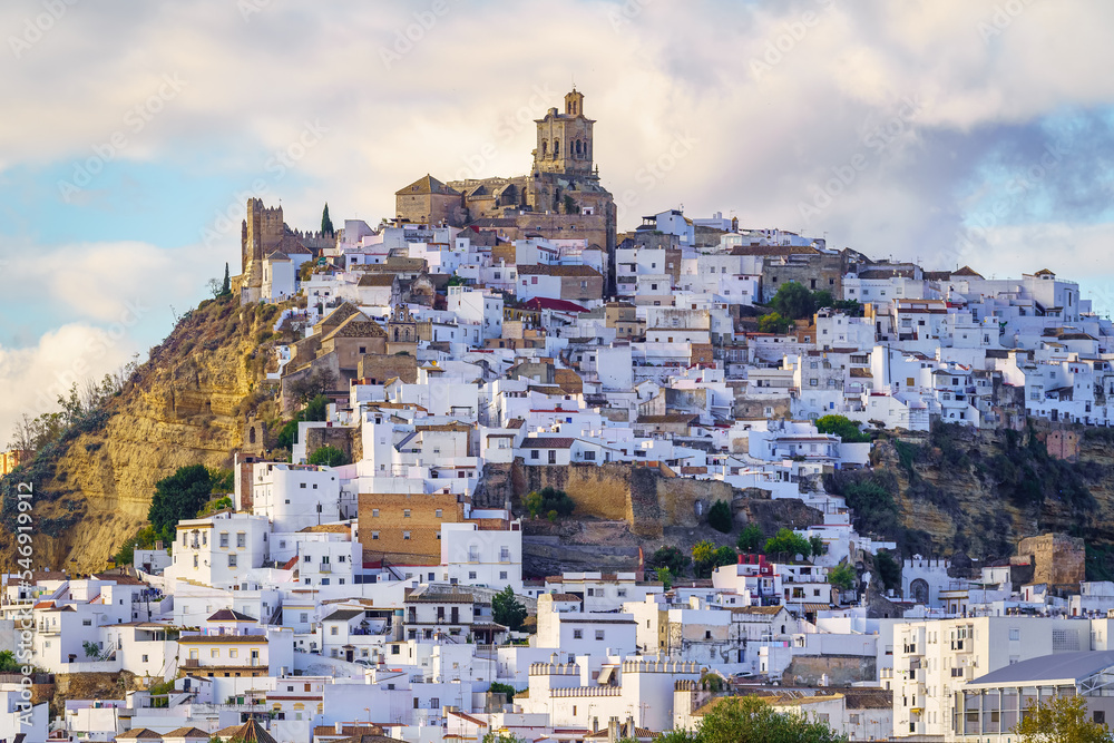 Premium Photo  Panoramic view of the town of conil de la frontera from the  torre de guzman cadiz andalusia