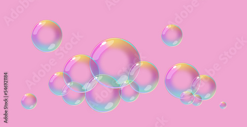 Bubbles in pink