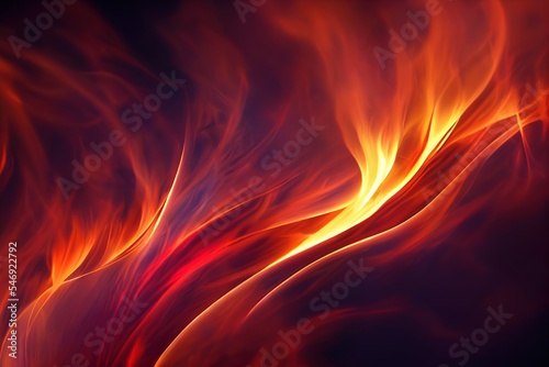 Abstract fire and flames background 