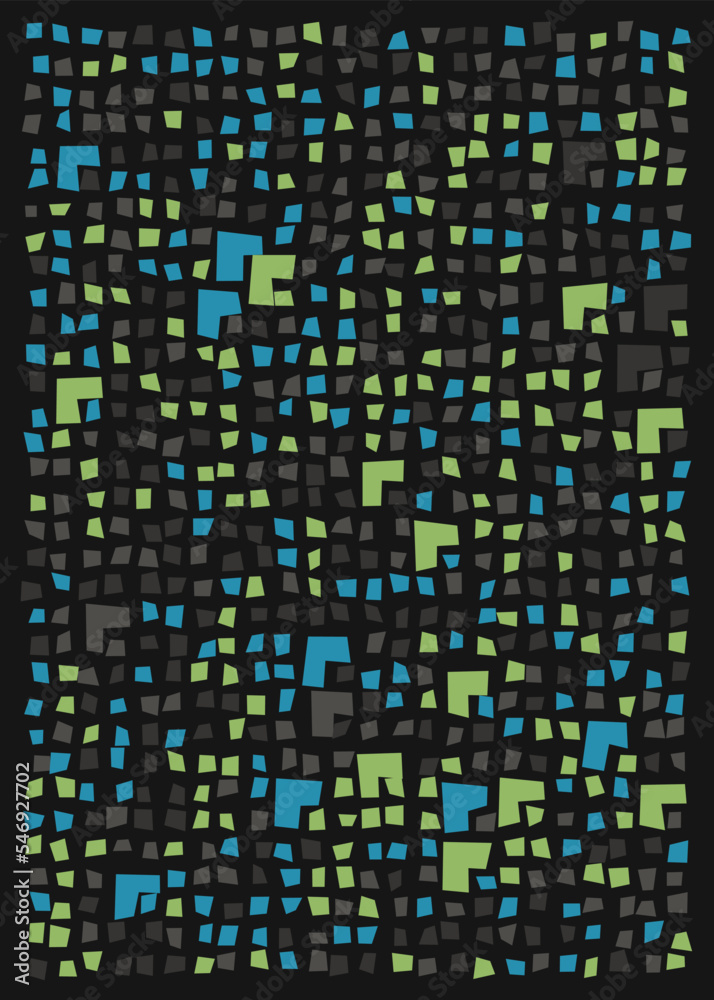 Offset Quads generative art background art illustration Offset Quads generative art background art illustration