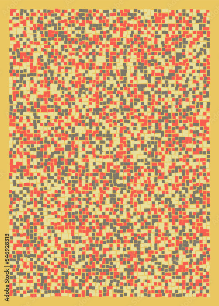 Offset Quads generative art background art illustration
