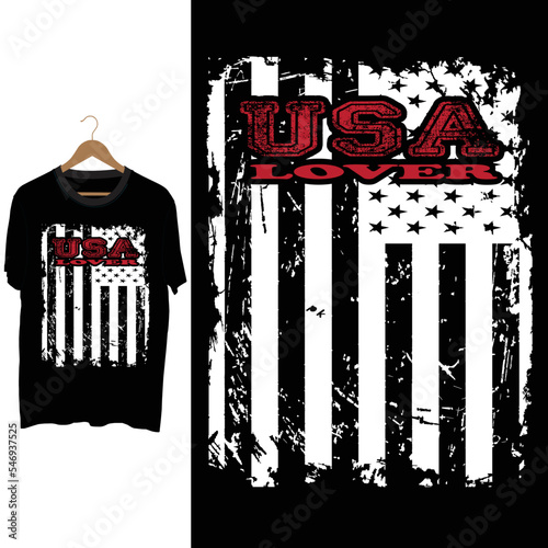 USA lovers special t-shirt for theier photo