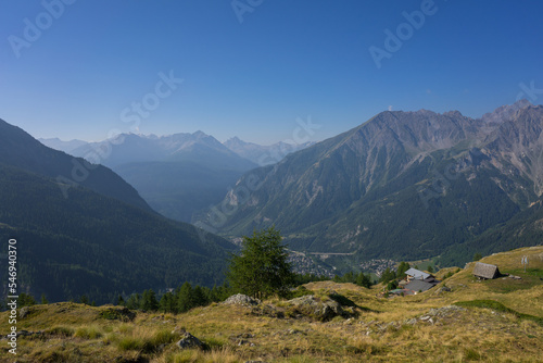 Hiking around Mont Blanc, Alpine landscape © Vojtch