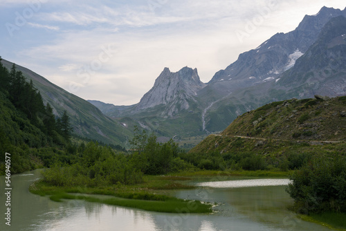 Hiking around Mont Blanc, Alpine landscape