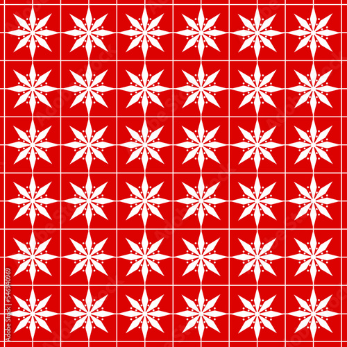 zima wzór czerwony 7 background