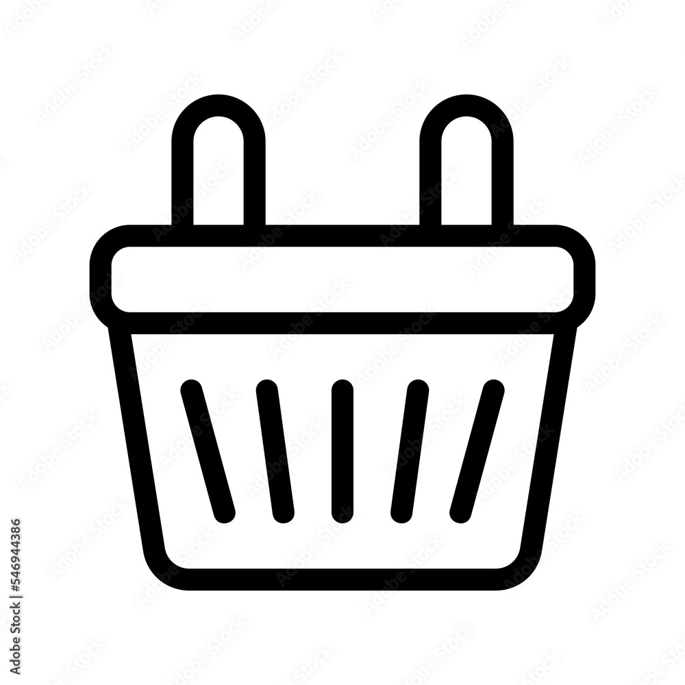 basket line icon illustration vector graphic basket line icon illustration vector graphic