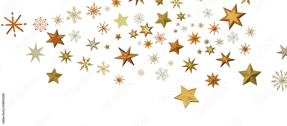 Christmas Card - Snowflakes Of Paper In Frame Christmas Card - Snowflakes Of Paper In Frame