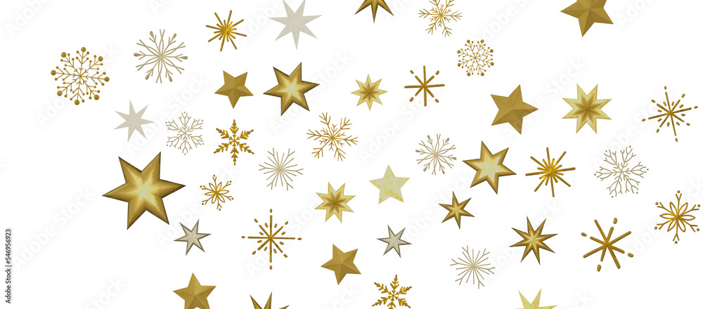 Christmas Card - Snowflakes Of Paper In Frame Christmas Card - Snowflakes Of Paper In Frame