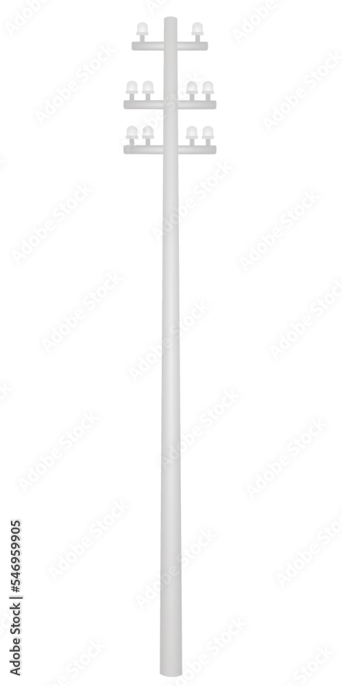 Wooden energy transmission post. vector illustration Wooden energy transmission post. vector illustration
