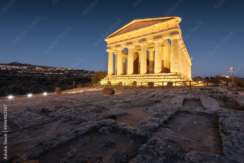 Temple of Concordia in Agrigento, Italy