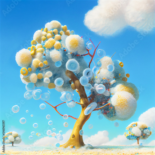 Fantastic bubble tree