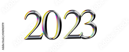 Typography design of 2023 w...