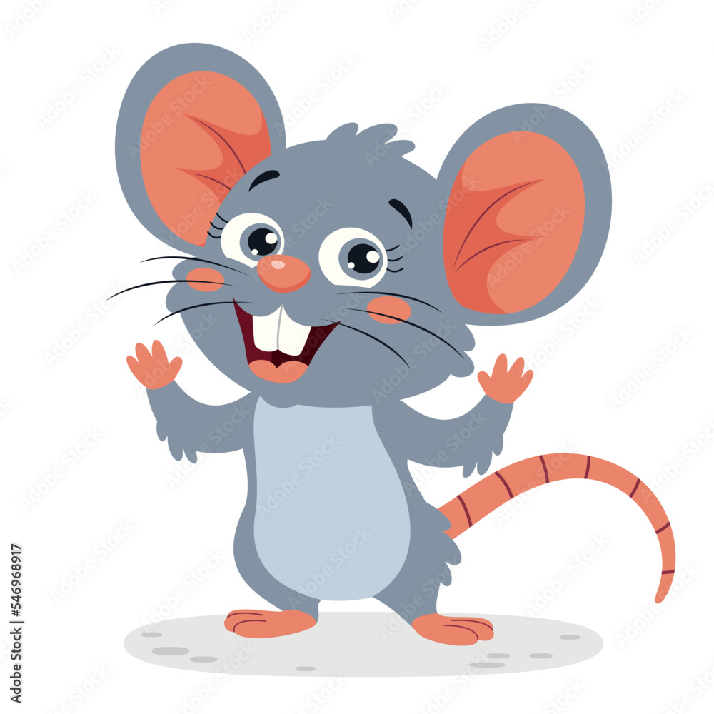 Cartoon Illustration Of A Mouse Cartoon Illustration Of A Mouse