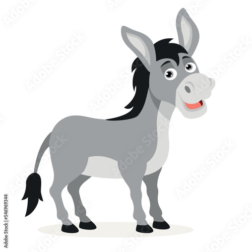 Cartoon Illustration Of A Donkey © yusufdemirci