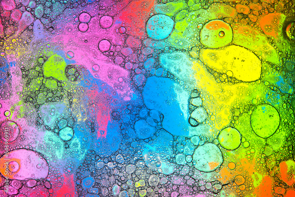 Transparent bubbles on abstract creative background Transparent bubbles on abstract creative background