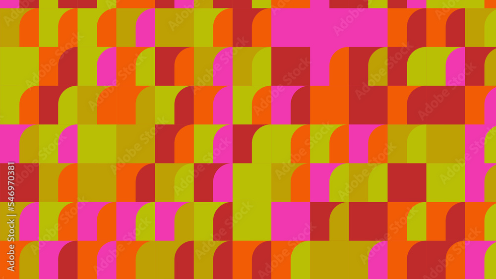 pink, yellow and orange geometric pattern, wallpaper for tile, banner, tableclothe pink, yellow and orange geometric pattern, wallpaper for tile, banner, tableclothe