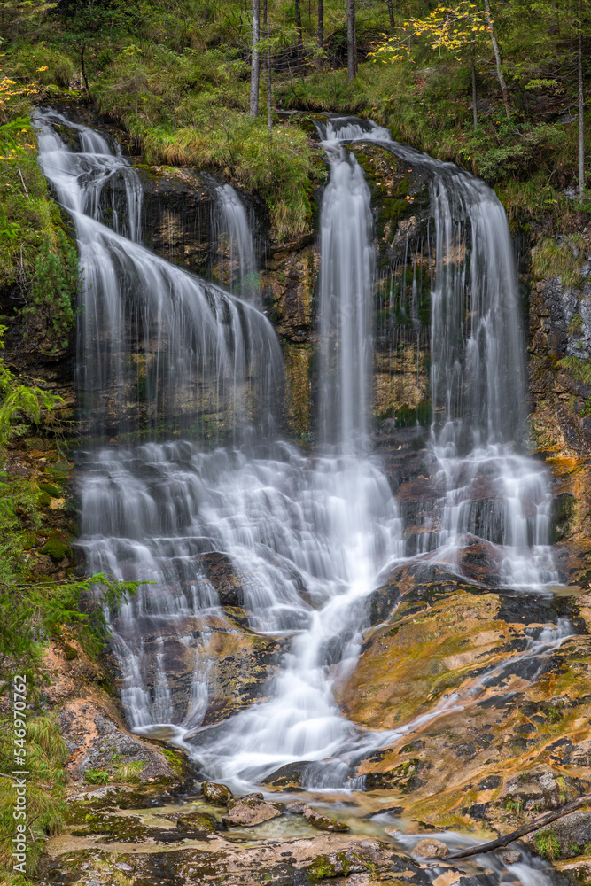 Weissbach Wasserfall bei Inzell, Bayern, Deutschland