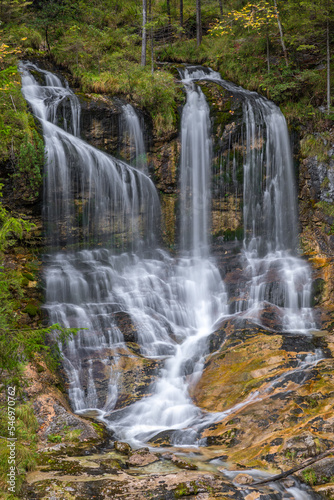 Weissbach Wasserfall bei Inzell, Bayern, Deutschland