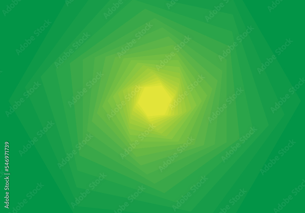 Abstract background composed of swirling hexagons in technological style gradient from light green to dark : Vector Abstract background composed of swirling hexagons in technological style gradient from light green to dark : Vector