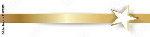 Stern Gold Band Banner Hintergrund 