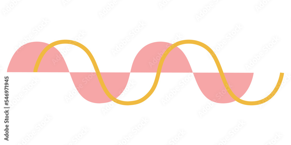 pink wave pattern