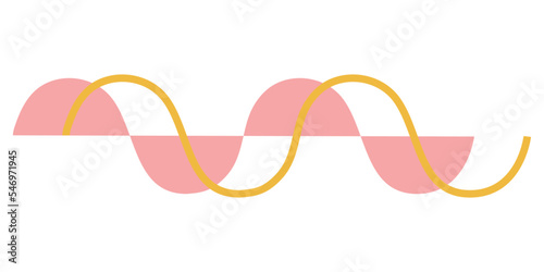 pink wave pattern