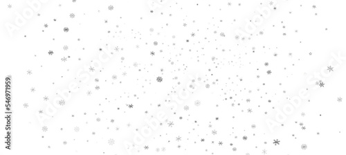 Print op canvas Falling snow at night. Bokeh lights png