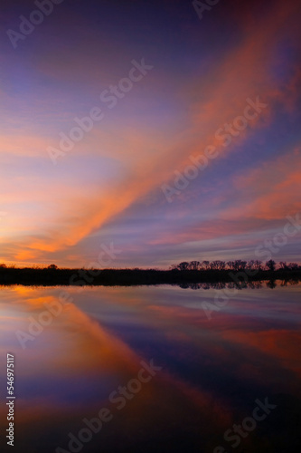 Sunset Over White Slough  2 © Terrance Emerson