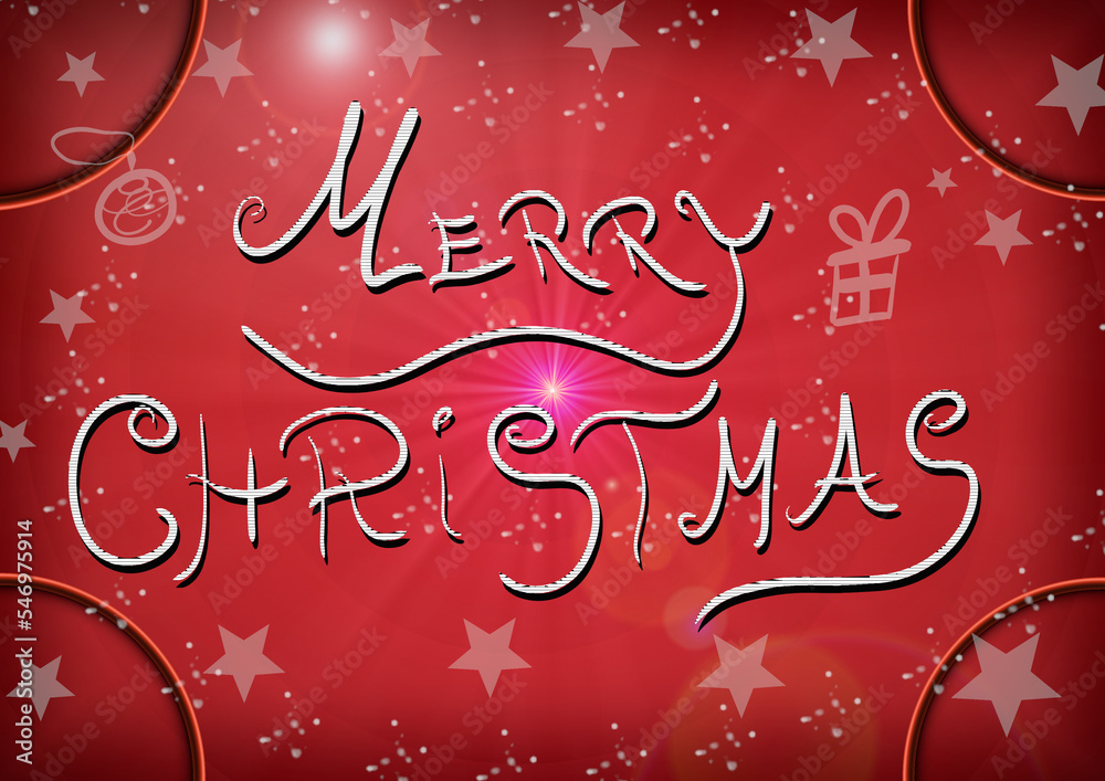 Kartka świąteczna Merry Christmas