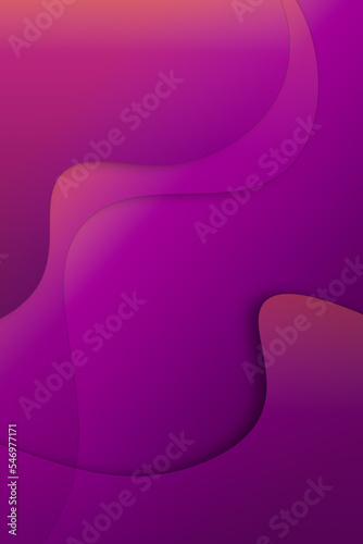 purple and orange trendy gradient background with waves and free text space