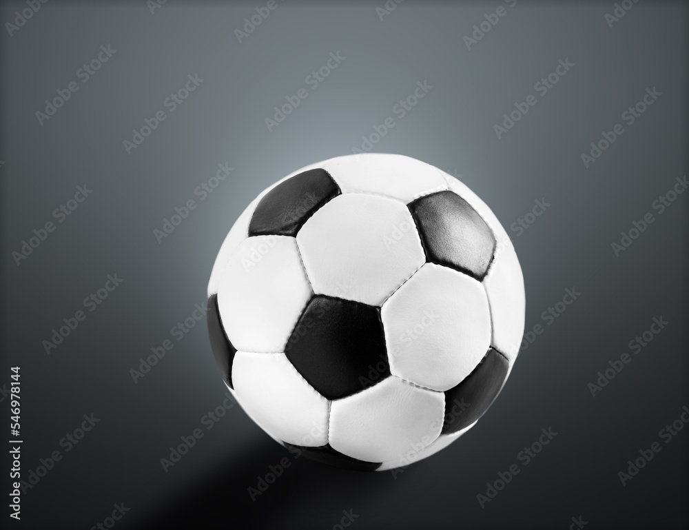 Classic black and white soccer or football ball Classic black and white soccer or football ball