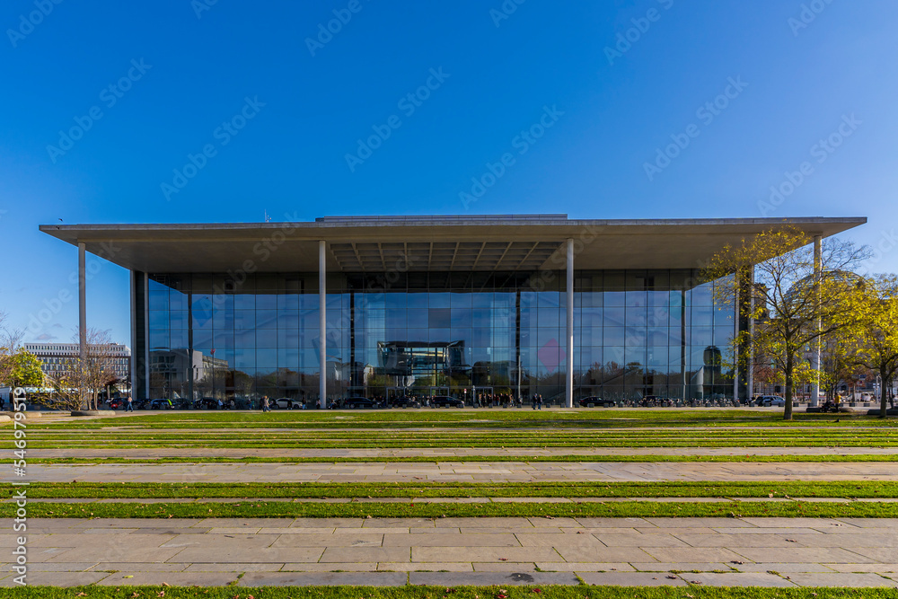 Fototapeta premium Federal Govertment Buildings view in Berlin
