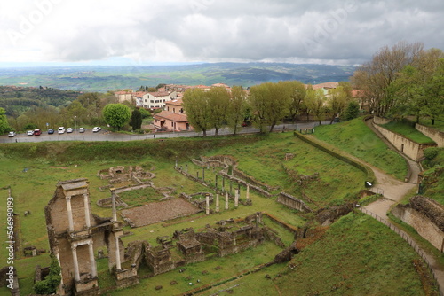 Parco Archeologico Enrico Fiumi in Volterra, Tuscany Italy photo