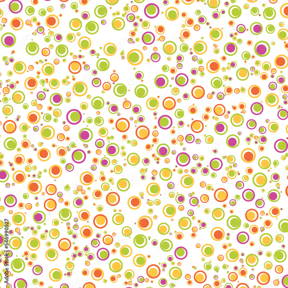 Colorful Circle Pattern Illustrations 3 for print design